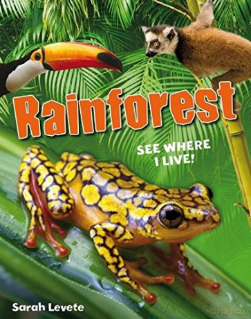 Rainforest See Where I Live!: Age 6-7, below average readers (White Wolves Non Fiction) - Sarah Levete [KSIĄŻKA]