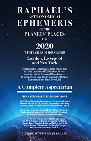 Raphael's Ephemeris 2020: A Complete Aspectarian - Edwin Raphael [KSIĄŻKA]