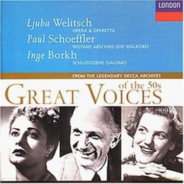 Borkh/Schoefler/Borkh: Great Voices Of The 50s [CD]