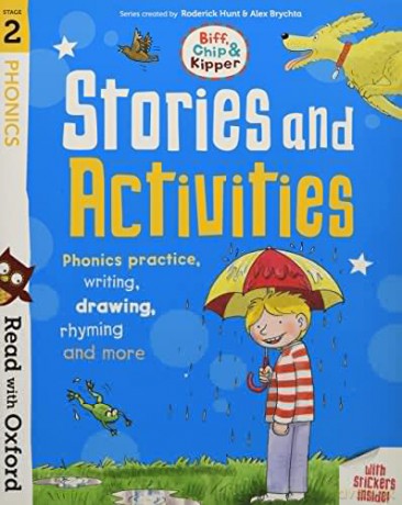 Read with Oxford: Stage 2: Biff, Chip and Kipper: Stories and Activities: Phonics practice, writing, drawing, rhyming and more - Roderick Hunt [KSIĄŻKA]