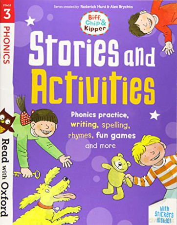 Read with Oxford: Stage 3: Biff, Chip and Kipper: Stories and Activities: Phonic practice, writing, spelling, rhymes, fun games and more - Roderick Hunt [KSIĄŻKA]