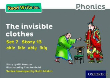 Read Write Inc. Phonics: Grey Set 7 Storybook 13 The Invisible Clothes - Gill Munton [KSIĄŻKA]