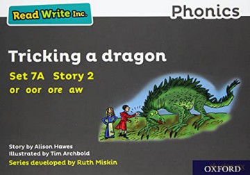 Read Write Inc. Phonics: Grey Set 7A Storybook 2 Tricking a dragon - Alison Hawes [KSIĄŻKA]