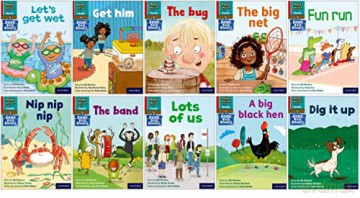Read Write Inc. Phonics: Red Ditty Book Bag Books Mixed Pack of 10 - Ruth Miskin [KSIĄŻKA]
