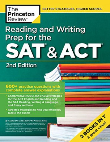 Reading and Writing Prep for the SAT and ACT (College Test Prep): 600+ Practice Questions with Complete Answer Explanations - Review Princeton [KSIĄŻKA]