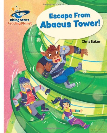 Reading Planet - Escape From Abacus Tower! - White: Galaxy - Chris Baker [KSIĄŻKA]