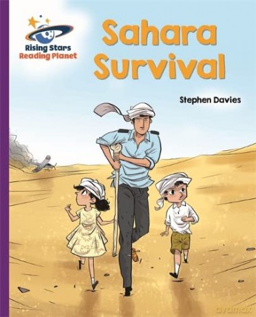 Reading Planet - Sahara Survival - Purple: Galaxy (Rising Stars Reading Planet) - Stephen Davies [KSIĄŻKA]