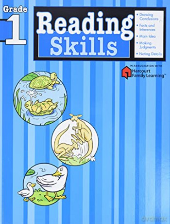 Reading Skills: Grade 1 (Flash Kids Harcourt Family Learning) - Flash Kids Editors [KSIĄŻKA]