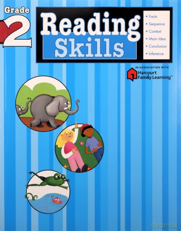Reading Skills: Grade 2 (Flash Kids Harcourt Family Learning) - Flash Kids Editors [KSIĄŻKA]