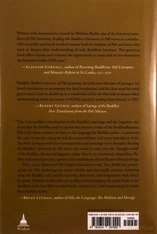Reading the Buddha's Discourses in Pali: A Practical Guide to the Language of the Ancient Buddhist Canon - Bhikkhu Bodhi [KSIĄŻKA]