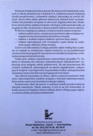 Wychowanie zdrowotne w edukacji matematycznej dla klas 4-6 szkoły podstawowej [KSIĄŻKA]