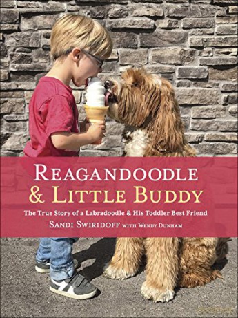 Reagandoodle and Little Buddy: The True Story of a Labradoodle and His Toddler Best Friend (Adventures of Reagandoodle and Little Buddy) - Sandi Swiridoff [KSIĄŻKA]