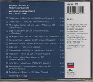 Boskovsky Wp: Wiener Tanzgala Iii - Flederma [CD]