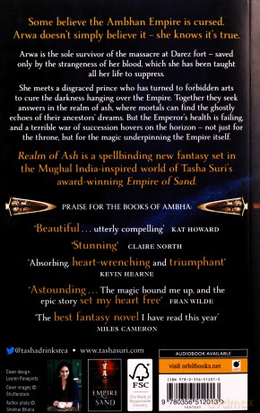 Realm of Ash (The Books of Ambha) - Tasha Suri [KSIĄŻKA]