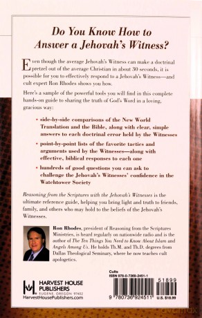 Reasoning from the Scriptures with the Jehovah's Witnesses - Ron Rhodes [KSIĄŻKA]