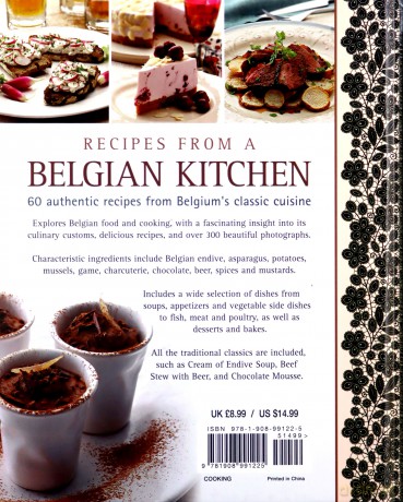 Recipes from a Belgian Kitchen: 60 Authentic Recipes from Belgium's Classic Cuisine - Suzanne Vandyck [KSIĄŻKA]