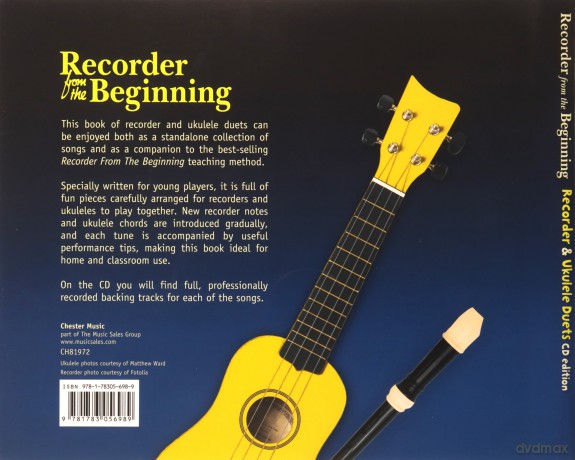Recorder From The Beginning: Recorder And Ukulele Duets Book/CD [KSIĄŻKA]