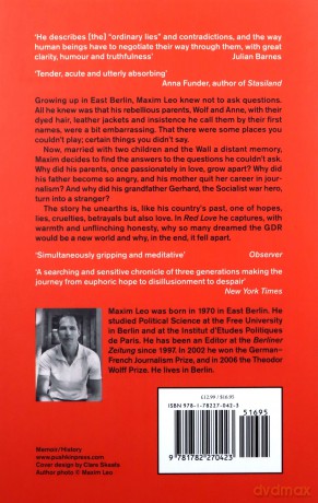 Red Love: The Story of an East German Family (B-Format Paperback) - Maxim Leo [KSIĄŻKA]