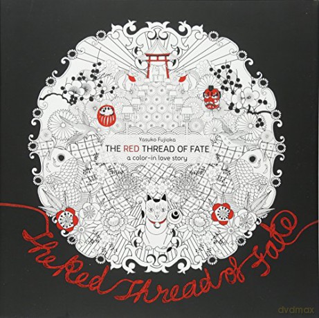 Red Thread of Fate: A Colour-in Love Story (Colouring Books) - Yasuko Fujioka [KSIĄŻKA]