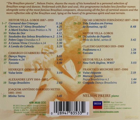 Nelson Freire: Brasileiro [CD]