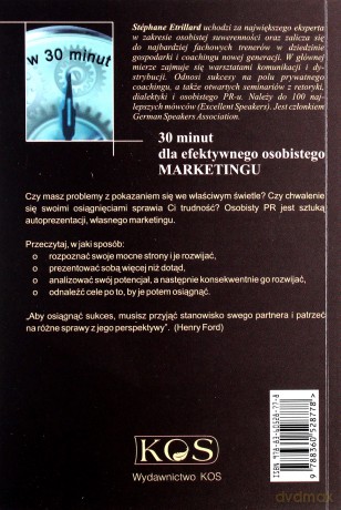 30 minut dla efektywnego osobistego MARKETINGU - Stéphane Etrillard [KSIĄŻKA]