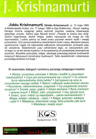 Całkowicie inny sposób życia - J. Krishnamurti [KSIĄŻKA]