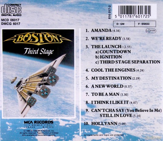 Boston: Third Stage [CD]