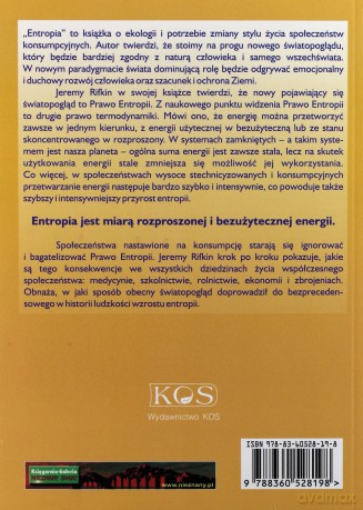 Entropia. Nowy światopogląd - Jeremy Rifkin, Ted Howard [KSIĄŻKA]