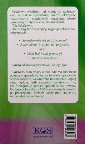 Gucio uczy się sprzedawać Zmotywuj się na maxa - Stefan Frädrich [KSIĄŻKA]
