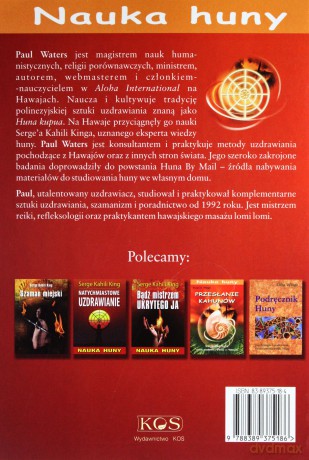 Huna. Odkrycie wewnętrznej mocy hawajskiej sztuki uzdrawiania - Paul Waters [KSIĄŻKA]