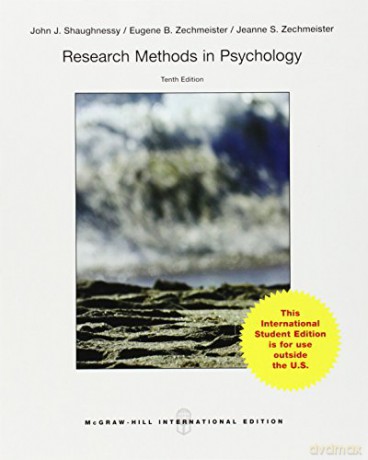 Research Methods in Psychology (Int'l Ed) (COLLEGE IE OVERRUNS) - John J. Shaughnessy [KSIĄŻKA]