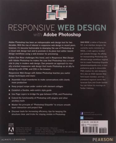 Responsive Web Design with Adobe Photoshop - Dan Rose Rose [KSIĄŻKA]