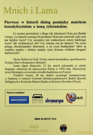 Mnich i Lama - Ojciec Robert Le Gall, Lama Jigme Rinpoche [KSIĄŻKA]