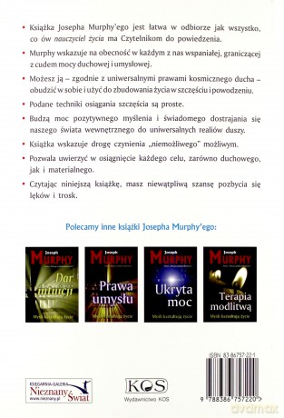 Nieskończone źródło twojej mocy - Joseph Murphy [KSIĄŻKA]