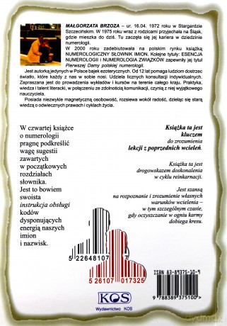 Numerologia. Klucz do poprzednich wcieleń. Kody reinkarnacji - Małgorzata Brzoza [KSIĄŻKA]