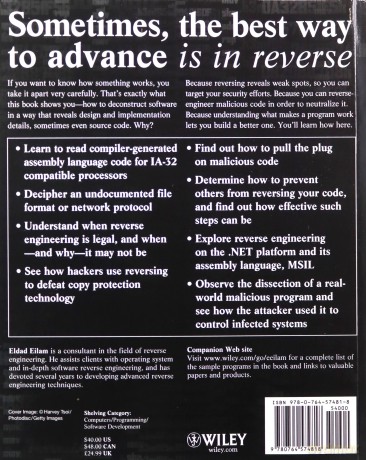 Reversing: Secrets of Reverse Engineering - Eldad Eilam [KSIĄŻKA]
