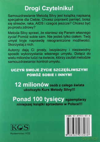 Samouzdrawianie Metodą Silvy - Jose Silva, Robert B. Stone [KSIĄŻKA]