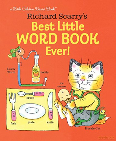 Richard Scarry's Best Little Word Book Ever! (Little Golden Board Book) - Richard Scarry [KSIĄŻKA]