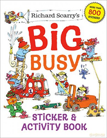 Richard Scarry's Big Busy Sticker and Activity Book - Richard Scarry [KSIĄŻKA]