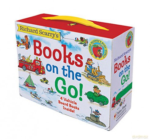 Richard Scarry's Books on the Go: 4 Board Books - Richard Scarry [KSIĄŻKA]