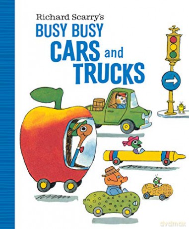 Richard Scarry's Busy Busy Cars and Trucks (Richard Scarry's Busy Busy Board Books) - Richard Scarry [KSIĄŻKA]