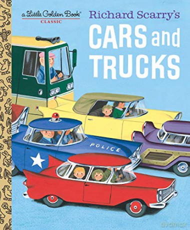Richard Scarry's Cars and Trucks (Little Golden Book) - Richard Scarry [KSIĄŻKA]