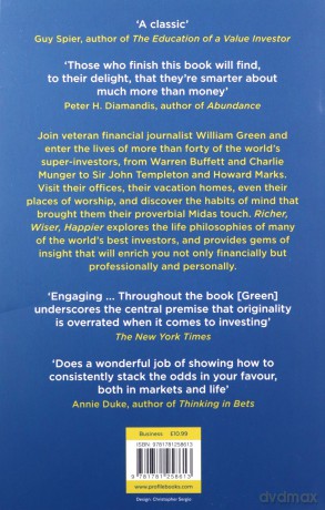 Richer, Wiser, Happier: How the World's Greatest Investors Win in Markets and Life - William Green [KSIĄŻKA]