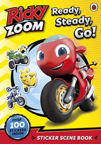 Ricky Zoom: Ready, Steady, Go!: Sticker Scene Book - Ricky Zoom [KSIĄŻKA]