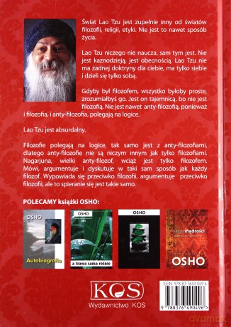 TAO trzy skarby Komentarze do TAO TE CHING Lao Tzu - OSHO [KSIĄŻKA]