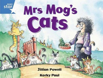 Rigby Star Guided 1 Blue Level: Mrs Mog's Cats Pupil Book (single) - Jillian Powell [KSIĄŻKA]