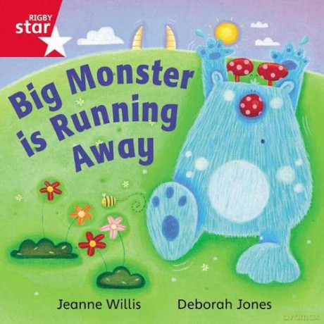 Rigby Star Independent Red Reader 16: Big Monster Runs Away - Jeanne Willis [KSIĄŻKA]