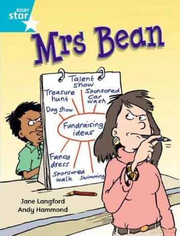Rigby Star Independent Turquoise Reader 1 Mrs Bean - Jane Langford [KSIĄŻKA]