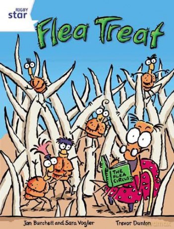 Rigby Star Independent Year 2 White Fiction Flea Treat Single - Sara Vogler [KSIĄŻKA]