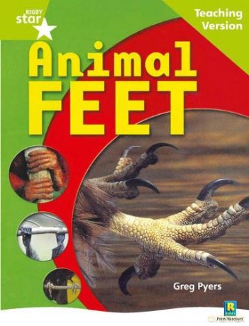 Rigby Star Non-fiction Guided Reading Green Level: Animal Feet Teaching Version (STARQUEST) [KSIĄŻKA]